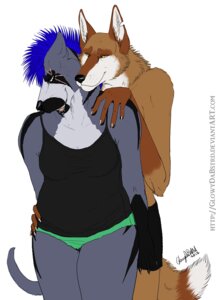Rating: Safe Score: 0 Tags: american_pit_bull_terrier anthro bottomwear canid canine canis clothing coyote cuddling domestic_dog duo e621 facial_scar female gee_(glowingraver) glowingraver glowy_(glowingraver) hailstorm hunting_dog male male/female mammal pants pit_bull romantic romantic_couple scar shirt smile smirk tail tank_top terrier topwear User: bunchy7s