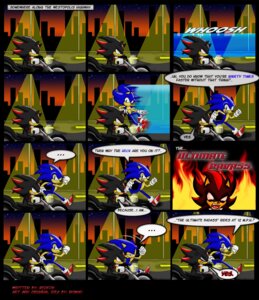 Rating: Safe Score: 0 Tags: 2006 anthro black_body black_fur blue_body blue_fur city comic dialogue driving e621 english_text eulipotyphlan fur hedgehog male mammal motorcycle nomad-the-hedgehog road running sega shadow_the_hedgehog sonic_the_hedgehog sonic_the_hedgehog_(series) straddling text vehicle User: bunchy7s