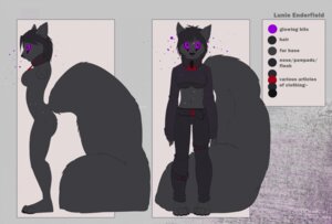 Rating: Questionable Score: 0 Tags: anthro belt big_tail black_hair bottomwear breasts buckle canid canine casparr clothing collar crop_top e621 ear_piercing english_text female fluffy fluffy_tail fox fur grey_body grey_fur hair lunie_enderfield mammal microsoft minecraft model_sheet mojang navel pants particles piercing purple_eyes shirt side_view solo tail text topwear under_boob xbox_game_studios User: bunchy7s