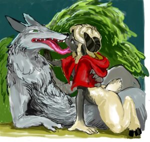 Rating: Questionable Score: 0 Tags: anthro bovid canid canine canis caprine claws clothing duo e621 fairy_tales female hoodie horn kigoh-neko kissing larger_male little_red_riding_hood little_red_riding_hood_(copyright) male male/female mammal nude open_mouth red_clothing red_hoodie red_topwear side_view size_difference smaller_female snout teeth tongue topwear wishbone_mouth wolf User: bunchy7s