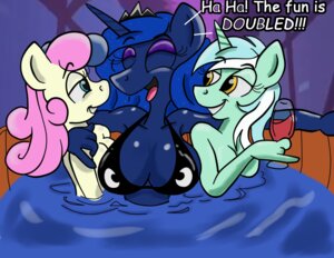 Rating: Questionable Score: 0 Tags: anthro anthrofied big_breasts bikini blue_hair bonbon_(mlp) breast_squish breasts cleavage clothed clothing dialogue e621 earth_pony english_text equid equine ethereal_hair eyes_closed eyeshadow female female/female friendship_is_magic group hair hasbro horn horse hug king-cheetah lyra_heartstrings_(mlp) makeup mammal my_little_pony mythological_creature mythological_equine mythology open_mouth partially_submerged pony princess_luna_(mlp) purple_eyeshadow skimpy smile squish starry_hair swimwear text tight_clothing two-piece_swimsuit unicorn User: bunchy7s
