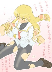 Rating: Explicit Score: 0 Tags: blush bottomless censored clothing double_handjob drill_hair female hairjob handjob male multiple_penises nanjou_misao no_pants pani_poni_dash! panties panties_under_pantyhose pantyhose penis rule34 sitting suikyou torn_clothes torn_pantyhose translated underwear white_panties yellow_eyes User: bunchy7s