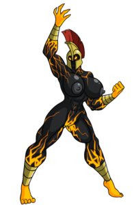 Rating: Explicit Score: 0 Tags: abs armor big_breasts breasts colossus deity e621 elemental_creature european_mythology female fire fire_creature flame_markings genitals greek_mythology headgear helmet humanoid lava lordstevie markings mythology nipples not_furry nude pantheons_wife solo vulva User: bunchy7s