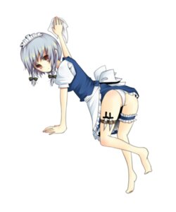 Rating: Questionable Score: 0 Tags: ass bent_over cleaning female female_only garters human knife looking_back maid panties ribbon ribbons rule34 sakuya_izayoi short_hair solo throwing_knife touhou umi02 umi_(pixiv27068) underwear weapon User: bunchy7s