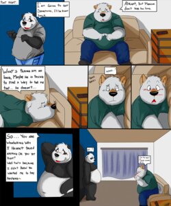 Rating: Questionable Score: 0 Tags: 5:6 anime_nosebleed anthro bear blood blush bod bodily_fluids canid canine canis comic dialogue domestic_dog e621 english_text giant_panda heterochromia hi_res jakegr kanon male male/male mammal multiple_scenes nosebleed nude overweight slice_of_life text User: bunchy7s
