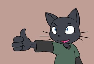 Rating: Safe Score: 0 Tags: aliasing anthro black_body black_fur clothed clothing darkdoomer digital_media_(artwork) domestic_cat e621 felid feline felis fur gesture hand_gesture happy male mammal miw_(darkdoomer) reaction_image simple_background smile solo thumbs_up User: bunchy7s Rating: Safe Score: 0 Tags: aliasing anthro black_body black_fur clothed clothing darkdoomer digital_media_(artwork) domestic_cat e621 felid feline felis fur gesture hand_gesture happy male mammal miw_(darkdoomer) reaction_image simple_background smile solo thumbs_up User: bunchy7s