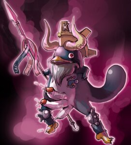 Rating: Explicit Score: 0 Tags: beard bird doll_joints facial_hair feral feral_only full_length gear horns linux linux_kernel male multi_genitalia multi_penis os-tan penguin penis polearm red_eyes rule34 spear triphallia tux weapon what User: bunchy7s