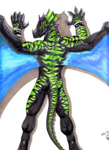 Rating: Questionable Score: 0 Tags: against_surface against_wall anthro butt claws crome dragon e621 european_mythology green_markings leomagna looking_at_viewer male markings membrane_(anatomy) membranous_wings mythological_creature mythological_scalie mythology nude rear_view scalie simple_background solo spread_wings tail traditional_media_(artwork) western_dragon white_background wings wristband User: bunchy7s