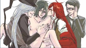 Rating: Explicit Score: 0 Tags: 4boys black_hair clothed_on_nude foursome gay glasses grell_sutcliff kuroshitsuji male male_only multiple_boys multiple_males nude red_hair rule34 sebastian_michaelis suit trans_woman transfem undertaker_(kuroshitsuji) white_hair william_t_spear yaoi User: bunchy7s