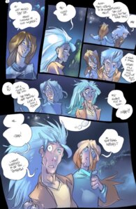 Rating: Safe Score: 0 Tags: comic dialogue digital_media_(artwork) duo e621 english_text equid equine hair hair_over_eye hi_res human legend_of_the_werehorse male mamabliss mammal moon oblivious one_eye_obstructed text werecreature wereequine werehorse User: bunchy7s