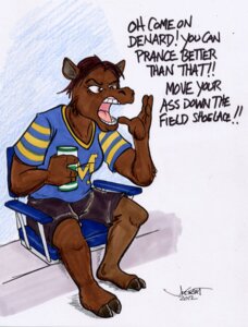 Rating: Safe Score: 0 Tags: 2012 anthro barefoot beverage biped breasts brown_body brown_eyes brown_fur brown_hair chair clothing deer dialogue e621 english_text feet female fur furniture hair holding_object hooves mammal moose new_world_deer rabbi-tom shirt simple_background sitting soccer_mom solo tallulah_elkins text topwear university_of_michigan yelling User: bunchy7s
