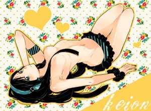 Rating: Explicit Score: 0 Tags: black_hair blue_eyes breasts female female_only floral_print headphones heart human human_only k-on! long_hair lying mio_akiyama_(k-on!) nimocco rule34 scrunchie solo topless User: bunchy7s