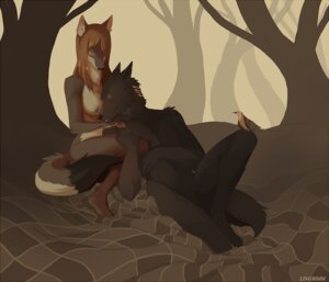 Rating: Explicit Score: 0 Tags: anthro black_penis breasts canid canine canis duo e621 female flaccid genitals humanoid_genitalia humanoid_penis lingrimm male male/female mammal nipples nude penis tail wolf User: bunchy7s