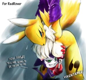 Rating: Explicit Score: 0 Tags: anthro bound breasts canine color demon digimon digimon_(species) female fox fur furry imp impmon interspecies male monster_boy nipples peg renamon rule34 size_difference tagme vixen_tamer User: bunchy7s