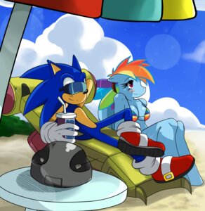 Rating: Safe Score: 0 Tags: 2011 anthro anthrofied beach beach_umbrella beverage big_eyes big_head bikini blue_body blue_feathers blue_fur breasts clothing cloud crossover detailed_background digital_media_(artwork) duo e621 electronics equid equine eulipotyphlan european_hedgehog feathered_wings feathers female friendship_is_magic fur hair hasbro hedgehog hi_res long_hair male mammal medium_breasts multicolored_hair my_little_pony mythological_creature mythological_equine mythology outside parasol pegasus purple_eyes radio rainbow_dash_(mlp) rainbow_hair sand seaside sega sky sonic_the_hedgehog sonic_the_hedgehog_(series) sssonic2 swimwear toony two-piece_swimsuit wings User: bunchy7s
