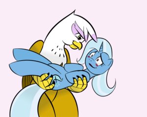 Rating: Safe Score: 0 Tags: 5:4 avian beak blush claws dizzypacce duo e621 equid equine feathered_wings feathers female female/female friendship_is_magic gilda_(mlp) gryphon hasbro horn imminent_rape imminent_sex mammal my_little_pony mythological_avian mythological_creature mythological_equine mythology simple_background tail trixie_(mlp) unicorn white_background wings User: bunchy7s