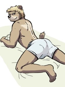 Rating: Questionable Score: 0 Tags: 5_toes anthro bear beard biped black_eyes black_nose blonde_hair boxers_(clothing) bulge clothed clothing e621 facial_hair feet fur hair humanoid_feet looking_back lying male mammal on_front plantigrade short_hair short_tail smile sofakinggood solo tail tan_body tan_fur toes topless underwear User: bunchy7s Rating: Questionable Score: 0 Tags: 5_toes anthro bear beard biped black_eyes black_nose blonde_hair boxers_(clothing) bulge clothed clothing e621 facial_hair feet fur hair humanoid_feet looking_back lying male mammal on_front plantigrade short_hair short_tail smile sofakinggood solo tail tan_body tan_fur toes topless underwear User: bunchy7s