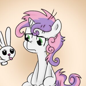 Rating: Safe Score: 0 Tags: 1:1 2013 ambiguous_gender angel_(mlp) duo e621 equid equine female feral friendship_is_magic fur green_eyes hair hasbro horn lagomorph leporid mammal multicolored_hair my_little_pony mythological_creature mythological_equine mythology purple_hair rabbit scarleykwinn simple_background sitting sweetie_belle_(mlp) tail tongue tongue_out two_tone_hair unicorn white_body white_fur young young_feral User: bunchy7s