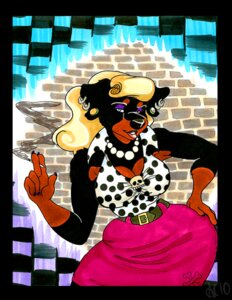 Rating: Safe Score: 0 Tags: 2010 alternative_fashion anthro blonde_hair bone canid canine canis cigarette dissy domestic_dog e621 female green_eyes hair long_hair makeup mammal piercing rockabilly skull solo wide_hips User: bunchy7s