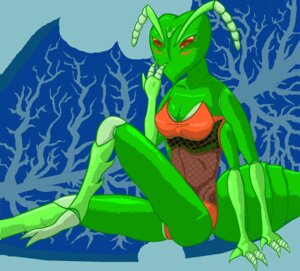 Rating: Questionable Score: 0 Tags: 2009 ant antennae_(anatomy) anthro arthropod arthropod_abdomen breasts clothed clothing e621 female hymenopteran insect jack_cobalt leaf non-mammal_breasts one-piece_swimsuit solo swimwear User: bunchy7s
