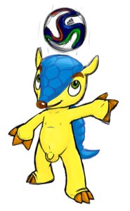 Rating: Explicit Score: 0 Tags: adidas anthro armadillo ball balls biped casual_nudity colored digital_media_(artwork) e621 fifa flaccid foreskin fuleco genitals male mammal mascot nipples nude penis simple_background sketch small_penis soccer_ball solo source_request standing three-banded_armadillo tribaldragon xenarthran User: bunchy7s