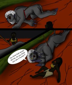Rating: Explicit Score: 0 Tags: african black_hair blasted blood bodily_fluids comic domestic_cat duo e621 english_text felid feline felis female feral hair hi_res human lion mammal melee_weapon monster pantherine polearm quadruped raregolddragon spear stab tail text tiger weapon User: bunchy7s