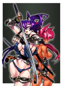 Rating: Explicit Score: 0 Tags: 2girls animal_ears armband armlet armor ass back-to-back breasts cat_ears cat_tail dark_skin erect_nipples fantasy female female_only fundoshi gauntlets gloves humanoid katana large_breasts lipstick long_hair lynx makeup midriff multiple_females multiple_girls nail nail_polish ninja nipples ponytail pose purple_hair red_hair rule34 scabbard scar schell sheathed_sword shirou sideboob sword tail tandem_twin thigh_strap thong topless weapon User: bunchy7s