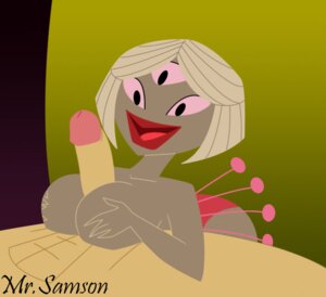 Rating: Explicit Score: 0 Tags: abs breast_play breasts clothing duo e621 erection female genitals grey_body grey_hair grey_skin hair male male/female monster mr_samson multi_eye narc_(samurai_jack) not_furry nude panties penis samurai_jack samurai_jack_(character) sex smile titfuck underwear User: bunchy7s