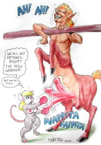 Rating: Explicit Score: 0 Tags: 2010 anthro anthro_on_taur balls boxing_gloves breasts centaur clothing cock_and_ball_torture duo e621 english_text equid equid_taur equine erection european_mythology female genital_torture genitals greek_mythology handwear humanoid_taur karno male mammal mammal_taur mouse murid murine mythology nipples nude penis quadruped rodent size_difference tail taur text violence vulva User: bunchy7s