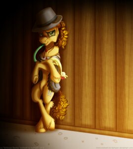 Rating: Safe Score: 0 Tags: 2014 anthro biped black_poncho boneless_(mlp) brown_hair brown_mane brown_tail cheese_sandwich_(mlp) clothed clothed_feral clothed_male clothing colored curled_tail curly_mane cutie_mark digital_drawing_(artwork) digital_media_(artwork) e621 earth_pony english_description equid equine feral friendship_is_magic fur green_eyes hair hasbro hat headgear headwear horse inuhoshi-to-darkpen light lighting male male_feral mammal mane my_little_pony orange_body orange_fur pony rubber_chicken shaded solo standing tail toy yellow_body yellow_fur User: bunchy7s