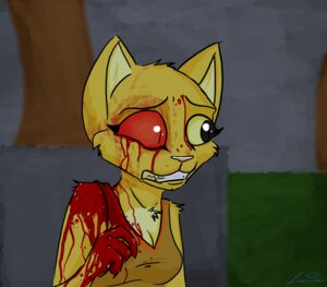Rating: Questionable Score: 0 Tags: 2012 anthro bethesda_game_studios blood bodily_fluids breasts claws clothed clothing e621 felid female gore katia_managan khajiit mammal microsoft mitchell_(artist) oblivion prequel_adventure solo the_elder_scrolls User: bunchy7s