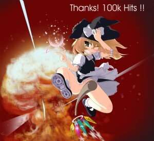 Rating: Questionable Score: 0 Tags: bandaid blonde_hair blush bobby_socks broom censored convenient_censoring crystal explosion female grin hand_on_hat hat hits kotatsu_(artist) long_hair magic marisa_kirisame mary_janes milestone_celebration no_panties pussy ribbon ribbons rule34 shoes smile socks solo touhou wink User: bunchy7s