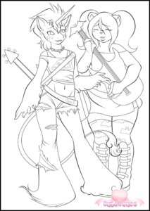 Rating: Safe Score: 0 Tags: 4_fingers anthro armwear bear belt black_and_white boots bottomwear bridal_gauntlets clothed clothing crossdressing cutesauce denim denim_bottomwear denim_clothing duo e621 ear_piercing electric_guitar equid equine eyes_closed femboy fingers footwear front_view gem guitar gummi hair holding_musical_instrument holding_object horn jeans jewelry left-handed line_art male mammal midriff monochrome musical_instrument mythological_creature mythological_equine mythology necklace pants pearl_(gem) pearl_necklace piercing pigtails plucked_string_instrument shirt shoes short_hair simple_background sketch skirt slightly_chubby smile string_instrument tail tail_tuft topwear torn_clothing tuft unicorn white_background User: bunchy7s