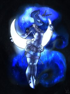 Rating: Safe Score: 0 Tags: 2013 3:4 anthro anthrofied atryl bedroom_eyes biped black_background blue_body blue_fur blue_hair bottomwear clothed clothing corset crown cutie_mark digital_media_(artwork) e621 equid equine female footwear friendship_is_magic fur garter_straps glowing green_eyes hair half-closed_eyes hasbro headgear hi_res horn legwear lingerie long_hair looking_at_viewer mammal moon my_little_pony mythological_creature mythological_equine mythology narrowed_eyes partially_clothed princess princess_luna_(mlp) royalty seductive shoes signature simple_background skirt solo sparkles stockings topwear unicorn User: bunchy7s