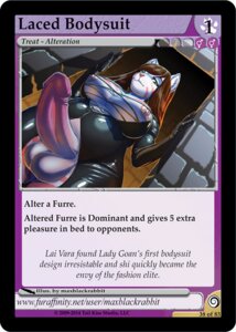 Rating: Explicit Score: 0 Tags: 2009 2014 anthro arms_bent balls breasts card card_template copyright_symbol digital_media_(artwork) domestic_cat e621 english_text erection felid feline felis furoticon gender_symbol genitals gynomorph humanoid_genitalia humanoid_penis intersex intersex_symbol laced_bodysuit_(card) mammal max_blackrabbit number penis raised_hand solo symbol text trading_card trading_card_game trading_card_template tucked_arms User: bunchy7s