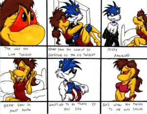Rating: Questionable Score: 0 Tags: amphibian anthro bra clothing comic david_hopkins duo e621 english_text female frog karma_leafbarer male mammal mephitid panties pepe simple_background skunk text underwear undressing white_background User: bunchy7s
