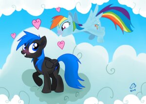 Rating: Safe Score: 0 Tags: blue_body blue_feathers blue_fur blush cloud detailed_background duo e621 equid equine falokar feathered_wings feathers female feral friendship_is_magic fur hair hasbro heart_symbol male mammal multicolored_hair multicolored_tail my_little_pony mythological_creature mythological_equine mythology outside pegasus pink_eyes rainbow_dash_(mlp) rainbow_hair rainbow_tail sky skyscape tail toony wings User: bunchy7s
