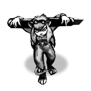 Rating: Safe Score: 0 Tags: 1:1 4_fingers alternative_fashion anthro biped bottomwear cargo_pants chip_'n_dale_rescue_rangers claws clothing disney e621 eyewear eyewear_on_head female fingers footwear front_view gadget_hackwrench goggles goggles_on_head greyscale holding_object jacket knife looking_at_viewer mammal monochrome mouse murid murine pants punk rodent shoes simple_background solo standing tail topwear unknown_artist white_background User: bunchy7s