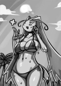 Rating: Questionable Score: 0 Tags: anthro anthrofied areola areola_slip beach big_breasts bikini bittenhard blush bodily_fluids breasts cleavage clothed clothing cloud e621 fan_character female generation_3_pokemon milotic monochrome nintendo nipple_slip nipples outside pokemon pokemon_(species) pokemorph seaside skimpy sky smile sofiya_ivanova solo sun sweat swimwear tail two-piece_swimsuit wide_hips User: bunchy7s