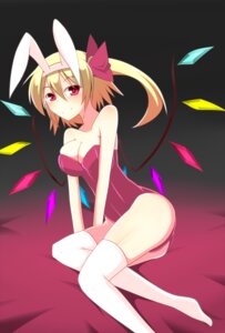 Rating: Questionable Score: 0 Tags: accessory ahoge blonde_hair blush bow_(feature) bow_accessory bow_ribbon breasts bunny_costume butt cleavage clothed clothing costume e621 fake_ears fake_rabbit_ears female flandre_scarlet hair hair_accessory hair_bow hair_ribbon hamiyun legwear lingerie looking_at_viewer medium_breasts not_furry ponytail presenting presenting_hindquarters red_eyes ribbons short_hair side_ponytail simple_background sitting skimpy smile solo stockings touhou vampire white_body white_skin User: bunchy7s