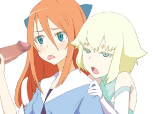 Rating: Explicit Score: 0 Tags: blonde_hair blush censored element_hunters female long_hair male orange_hair penis rule34 short_hair ta_(tama20150125) tongue User: bunchy7s