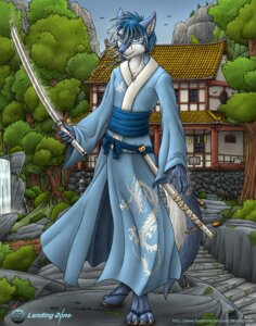 Rating: Safe Score: 0 Tags: 2009 anthro biped blue_eyes blue_hair building canid canine canis digital_media_(artwork) e621 hair house katana landingzone long_hair looking_at_viewer male mammal melee_weapon plant samurai solo standing sword tail text tree url warrior water weapon wolf wood yuki_(shadowzero20) User: bunchy7s