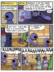 Rating: Safe Score: 0 Tags: 2011 ambiguous_gender anthro avian beak bird border christmas comic dialogue e621 english_text female ghost holidays humor male nedroid reginald_(nedroid) speech_bubble spirit text undead what white_border User: bunchy7s Rating: Safe Score: 0 Tags: 2011 ambiguous_gender anthro avian beak bird border christmas comic dialogue e621 english_text female ghost holidays humor male nedroid reginald_(nedroid) speech_bubble spirit text undead what white_border User: bunchy7s