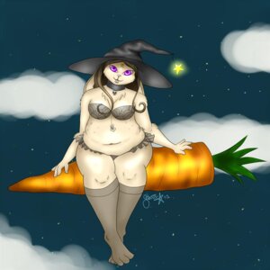Rating: Safe Score: 0 Tags: 1:1 bra breasts carrot clothing e621 female food hat headgear headwear lagomorph leporid magic_user mammal morning_starr panties plant rabbit slightly_chubby solo underwear vegetable witch witch_hat User: bunchy7s