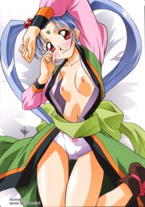 Rating: Explicit Score: 0 Tags: 1girls blue_hair blush breasts facial_mark female forehead_mark freckles highres long_hair mask_de_tanashi no_bra panties pink_eyes rule34 sasami_masaki_jurai solo tenchi_muyo! thigh_gap thighs tied_hair twintails underwear white_panties User: bunchy7s