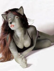 Rating: Safe Score: 0 Tags: anthro bra breasts canid canine canis clothing e621 female low_res mammal panties photo_manipulation photomorph silverfish_(artist) solo third-party_edit underwear wolf User: bunchy7s