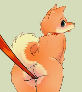 Rating: Questionable Score: 0 Tags: anthro biped blush butt canid canine canis collar domestic_dog e621 female leash looking_at_viewer looking_back mammal rag._(artist) raised_tail shiba_inu simple_background solo spitz standing tail tongue tongue_out User: bunchy7s