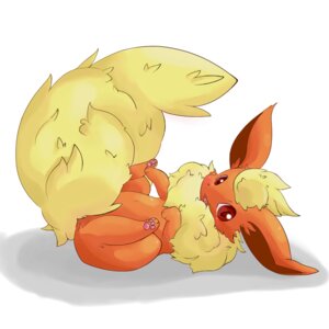 Rating: Safe Score: 0 Tags: 1:1 ambiguous_gender e621 eeveelution feral flareon generation_1_pokemon kuru_kuru nintendo pokemon pokemon_(species) red_eyes simple_background solo tail white_background User: bunchy7s