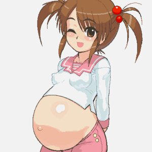 Rating: Explicit Score: 0 Tags: 1girls aliasing belly blush breasts brown_eyebrows brown_eyes brown_hair clothed clothing coquelicot eyebrows_visible_through_hair eyes_visible_through_hair female grey_background hair_bobbles hair_ornament impossible_shirt long_sleeves looking_at_viewer lowres mascara nipples_visible_through_clothing oekaki open_smile pink_pants pregnant ready_to_pop red_entertainment rule34 sakura_taisen_iii sakura_wars schoolgirl schoolgirl_uniform sega serafuku shirt_lift small_breasts solo tenseiani thick_eyebrows white_background wink User: bunchy7s