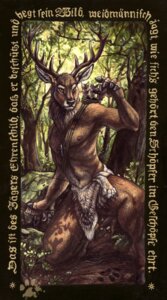 Rating: Safe Score: 0 Tags: anthro antlers areola arrow_(weapon) blotch bottomwear bow_(weapon) brown_areola brown_nipples clothing cross cross_necklace deer detailed_background e621 fingers forest german_text holding_object holding_weapon hooved_fingers hooves horn hunter jewelry jägermeister loincloth male mammal nature necklace nipples outside pecs plant quiver_(object) ranged_weapon slim slim_male solo text translated tree weapon wood User: bunchy7s